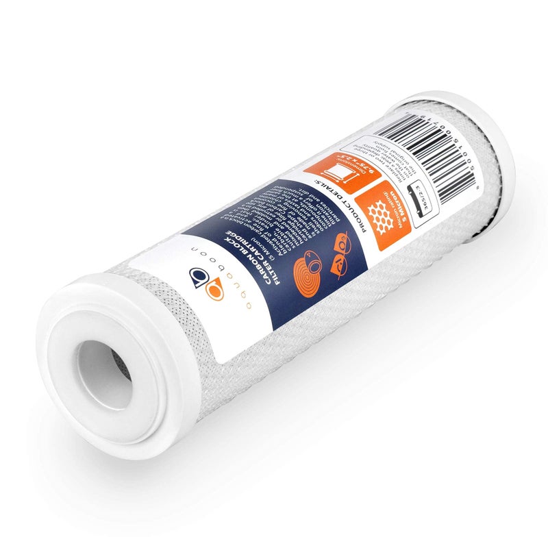 Aquaboon 5 Micron 10 x 2.5 House Water Filters Cartridges, Set of 2 Sediment & Carbon Filter Replacements Compatible with WHKF-WHWC, P5, WHKF-GD05 - Image 2